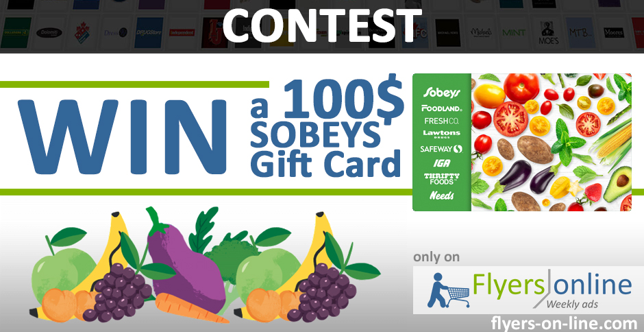 Win a Sobeys 100$ Gift Card Contest