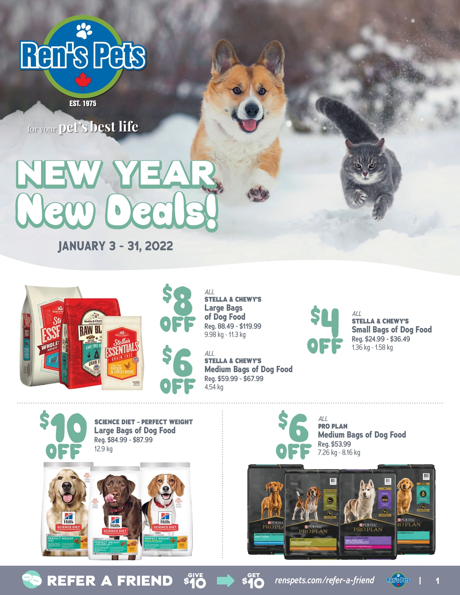 Ren’s Pets Depot - Monthly Savings