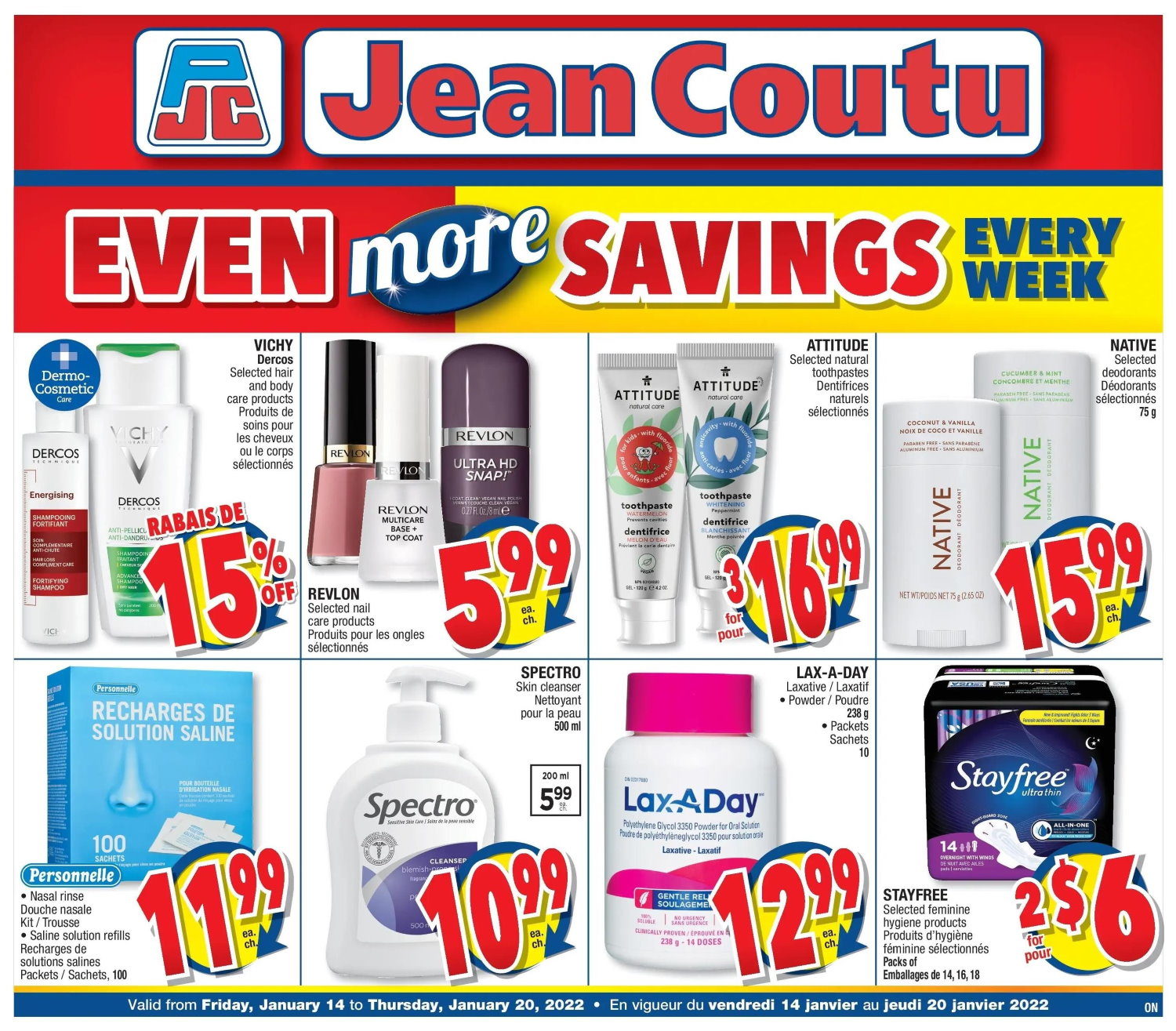 Jean Coutu - Even More Savings - Weekly Flyer Specials