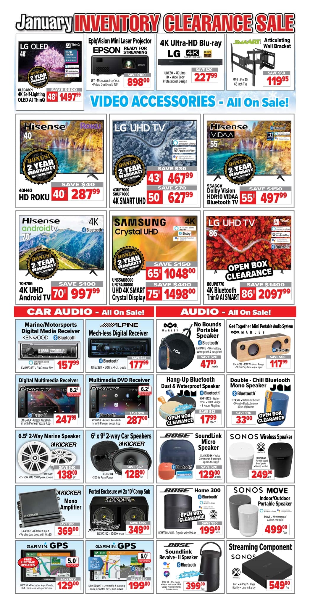 2001 Audio Video - Weekly Flyer Specials - Page 2
