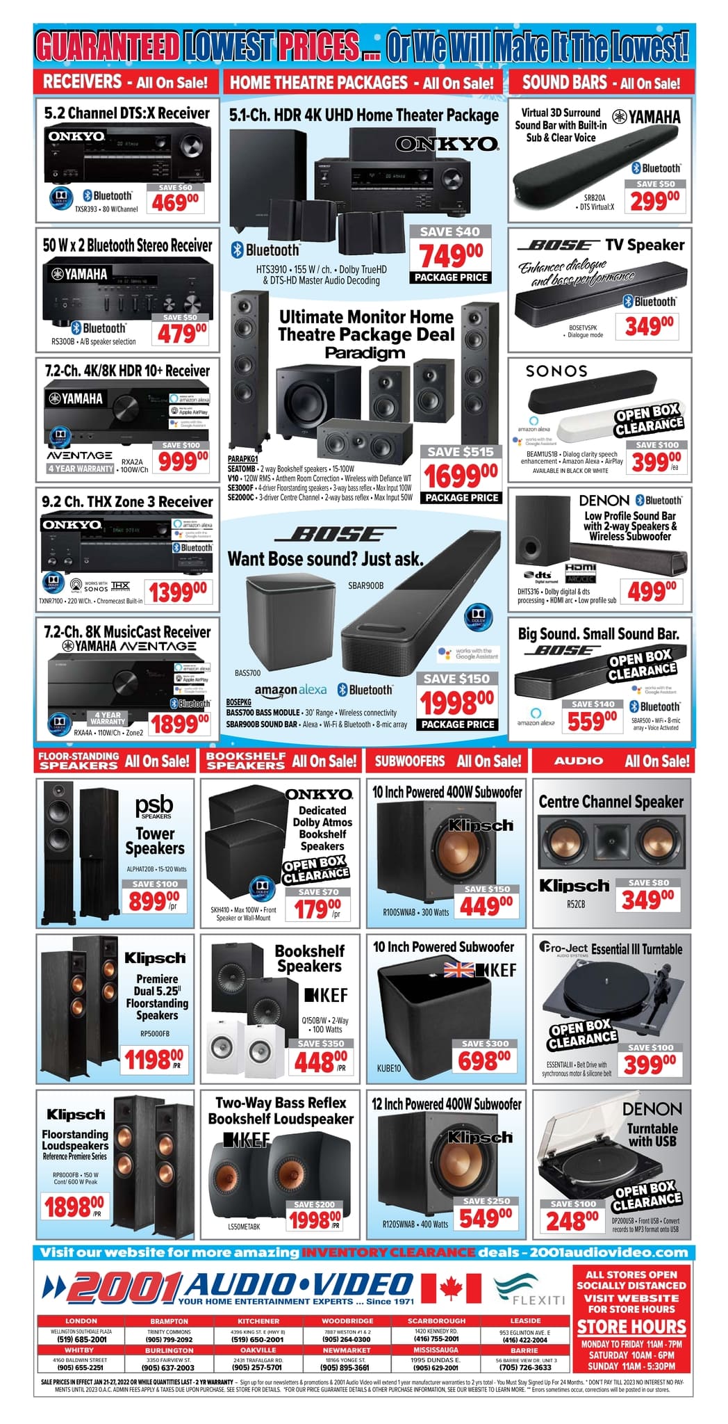 2001 Audio Video - Weekly Flyer Specials - Page 4
