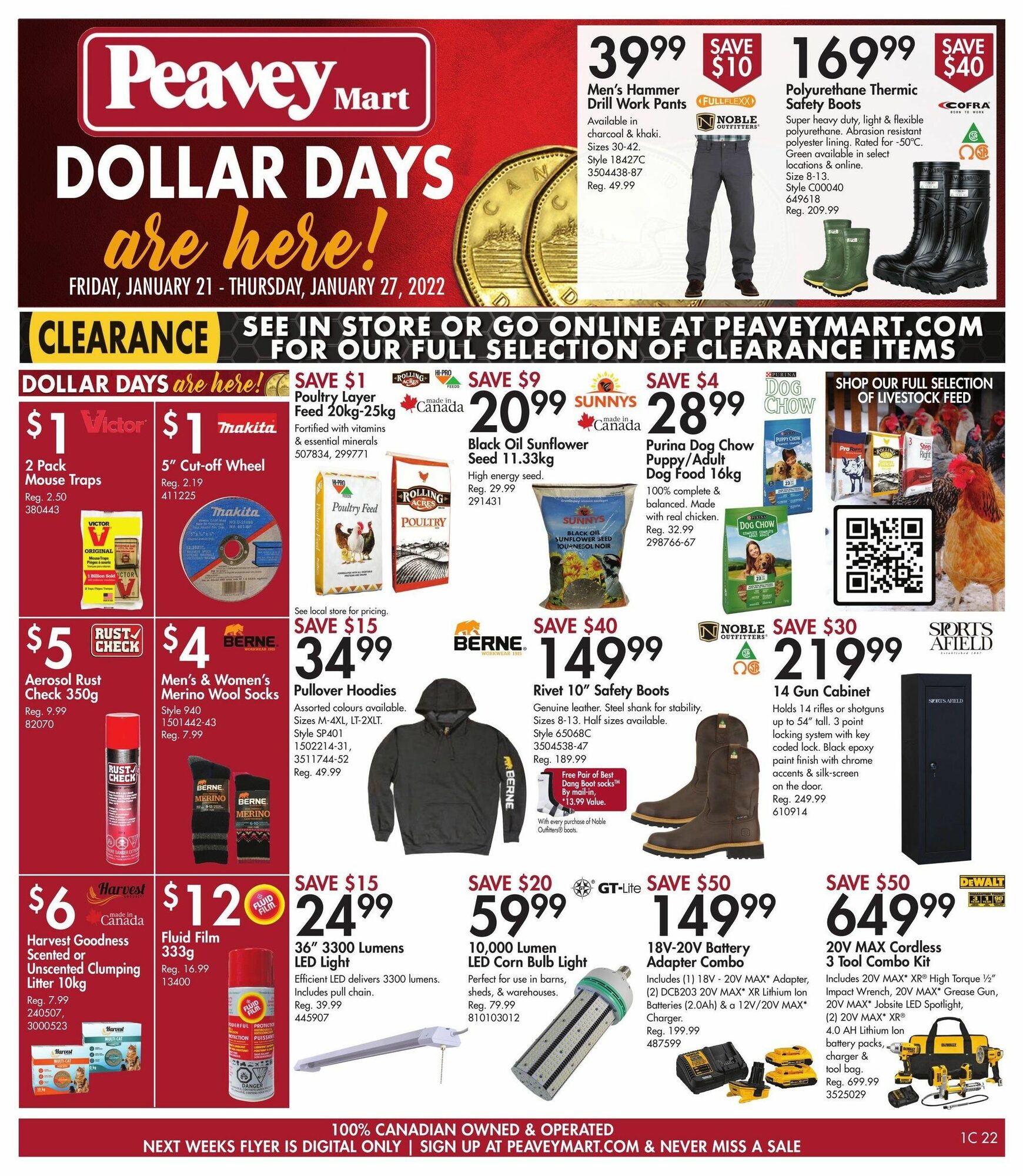 Peavey Mart - Weekly Flyer Specials - Dollar Days