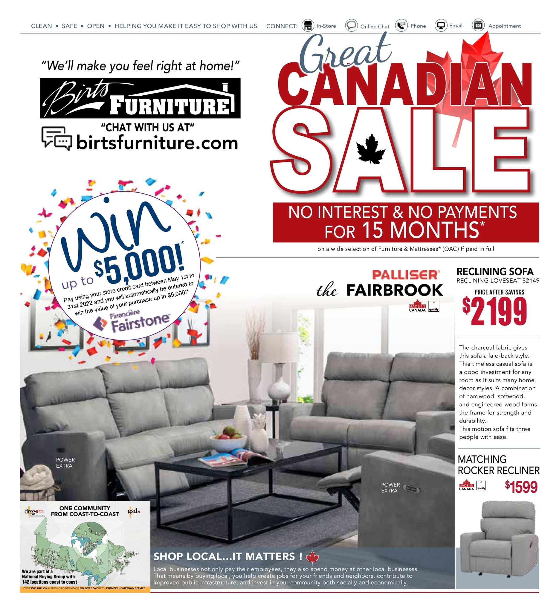 Birts Furniture - Great Canadian Sale