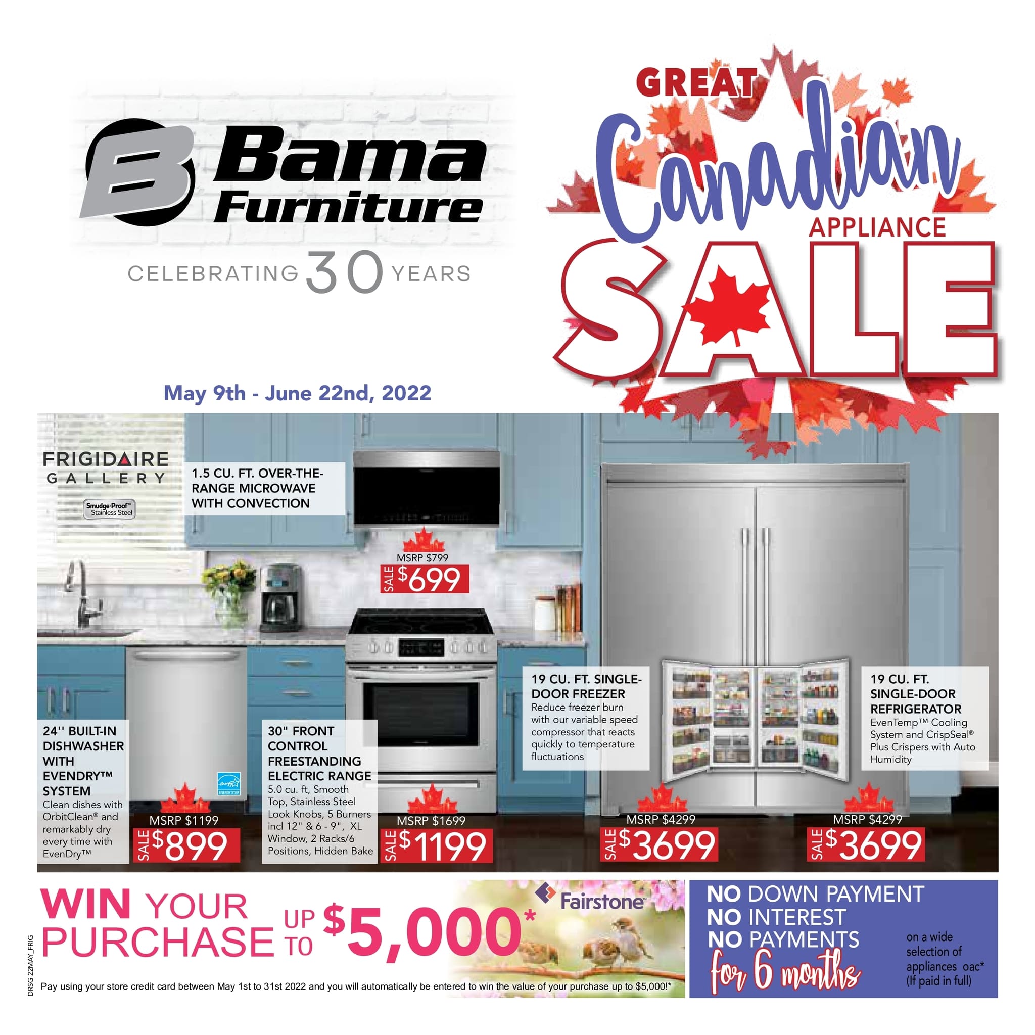 Bama Furniture - Great Canadian Appliance Sale