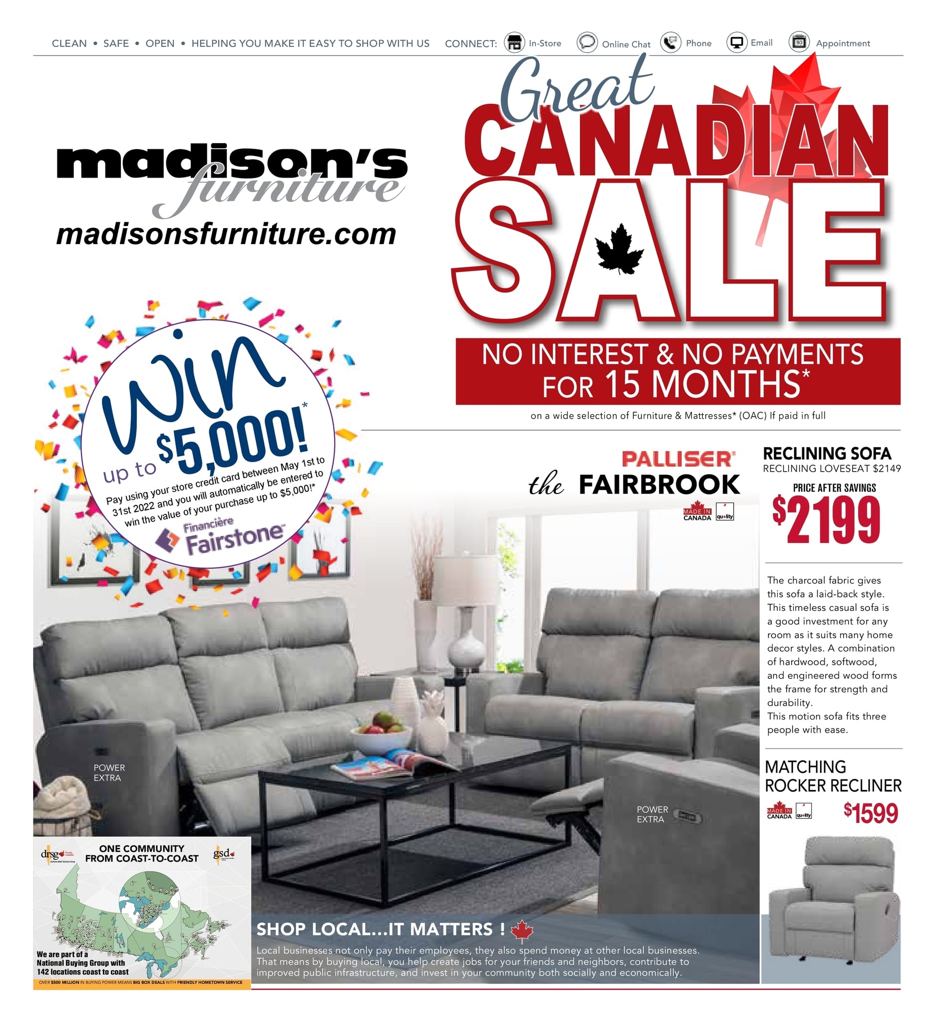 Madison's Furniture - Great Canadian Sale