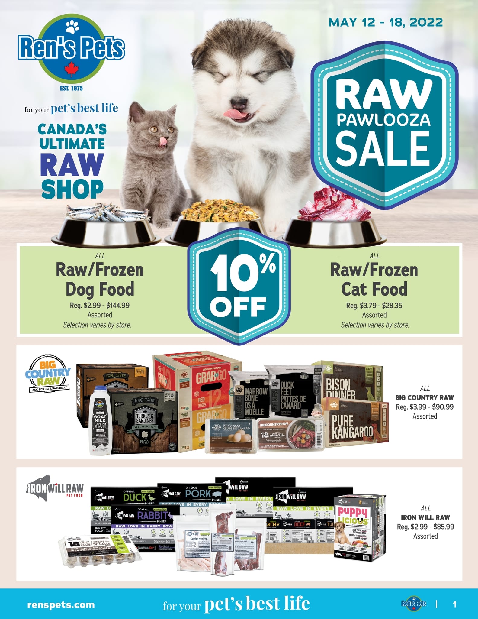 Ren’s Pets Depot - Weekly Flyer Specials