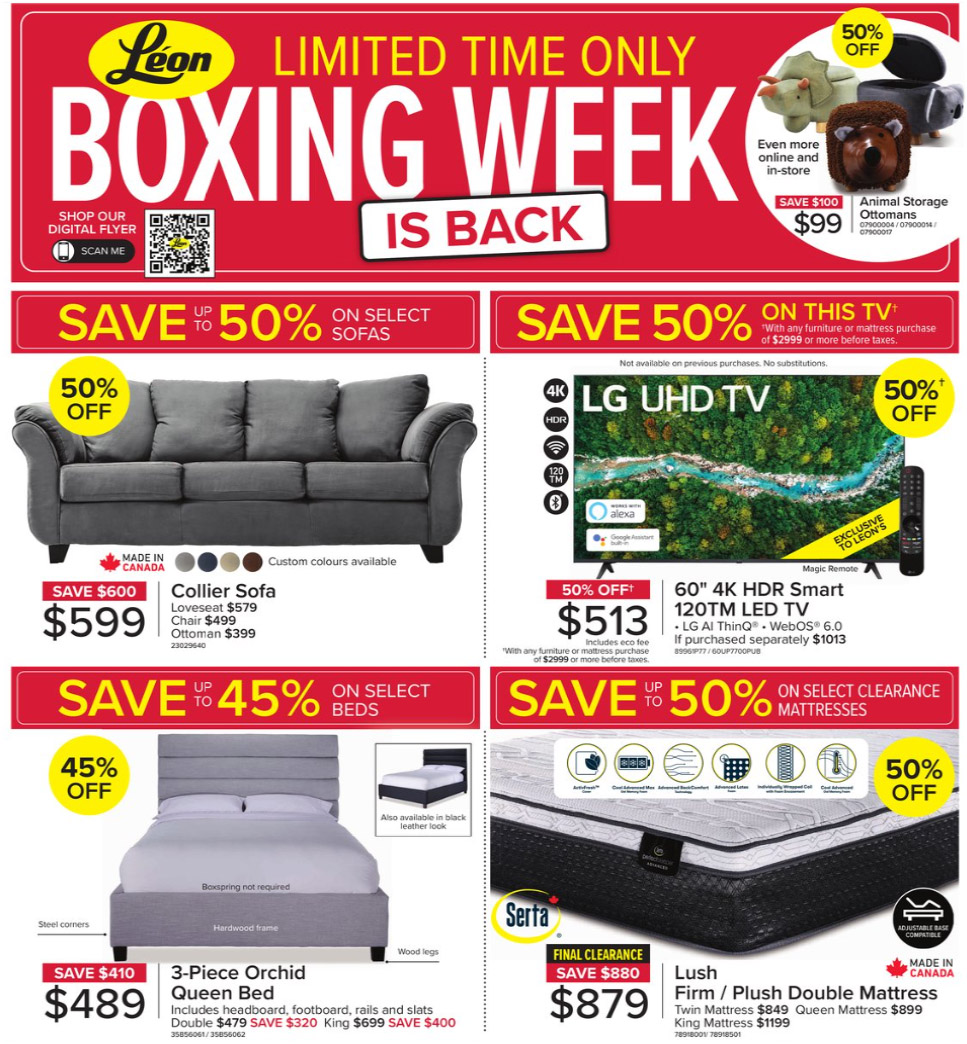 Leon's - Boxing Week is Back
