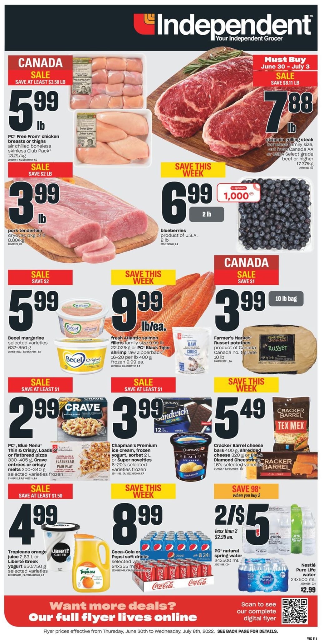 Image de la Promotion Independent Ontario - Weekly Flyer Specials