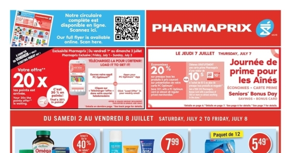 Pharmaprix upcoming Flyer online