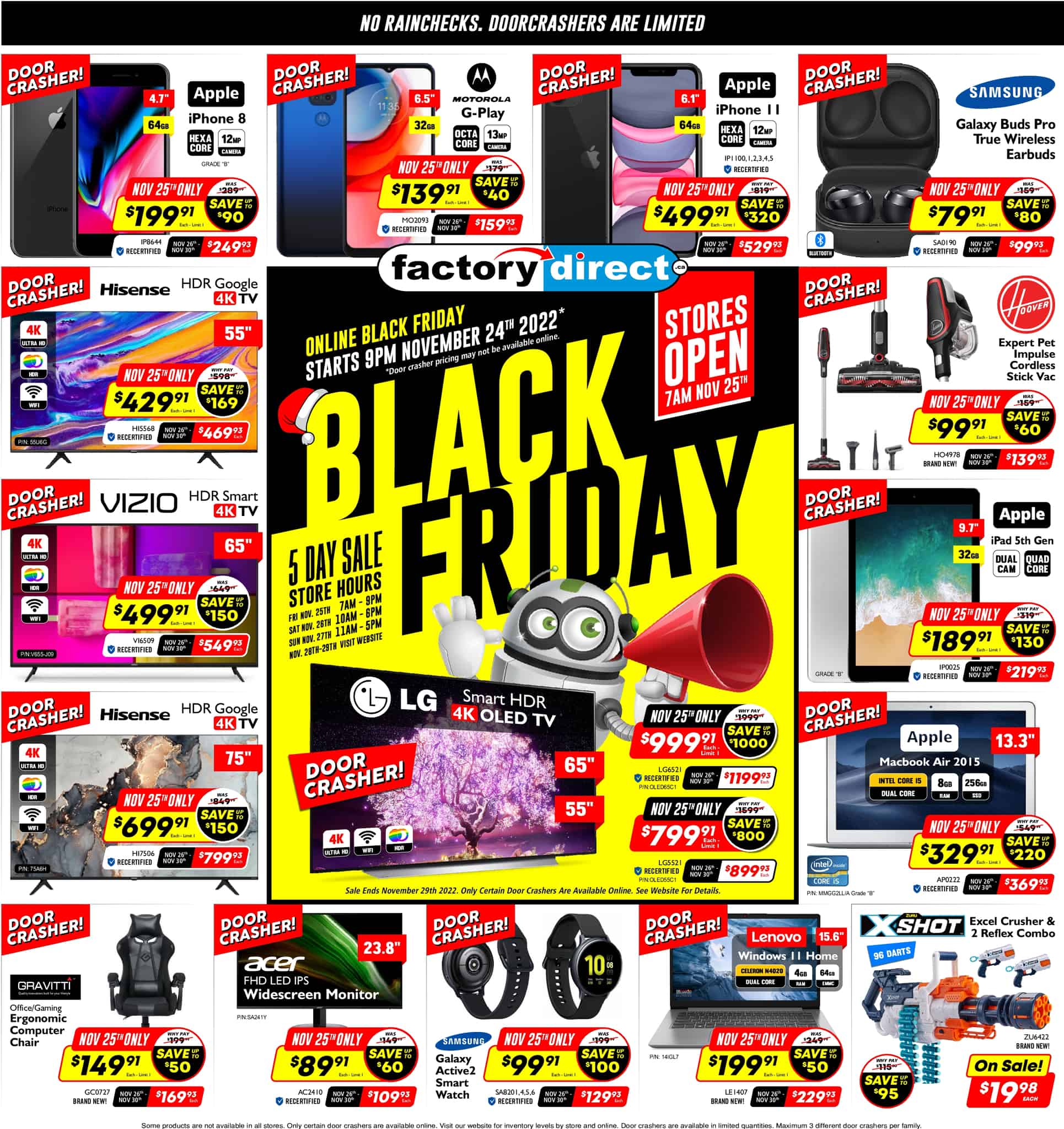 FactoryDirect - Weekly Flyer Specials - Black Friday