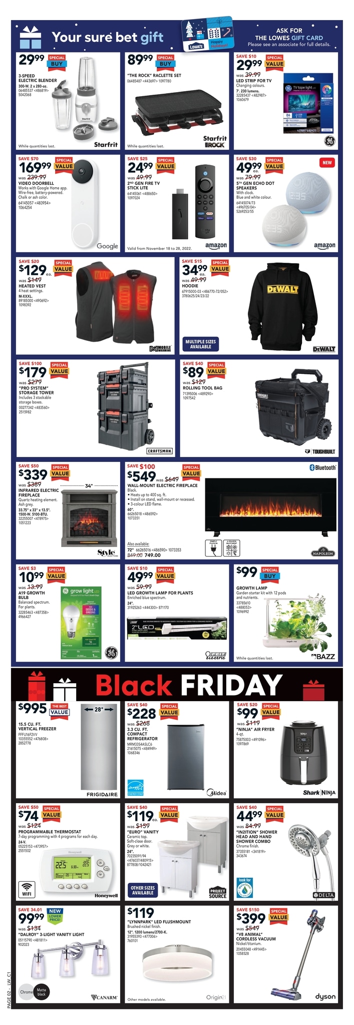 LOWE'S - Weekly Flyer Specials - Black Friday - Page 3