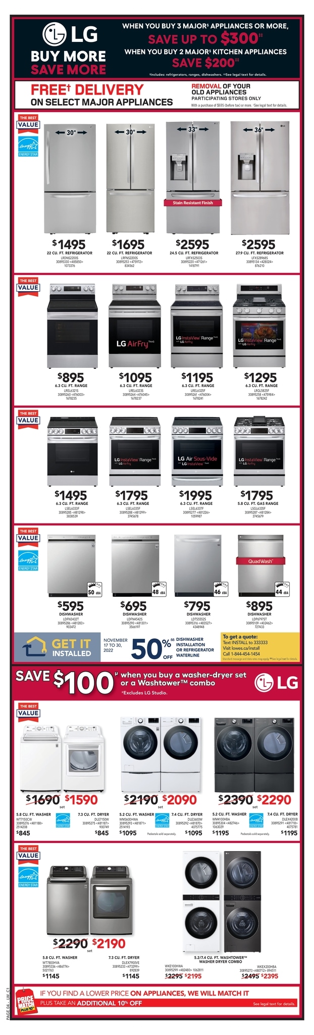 LOWE'S - Weekly Flyer Specials - Black Friday - Page 6