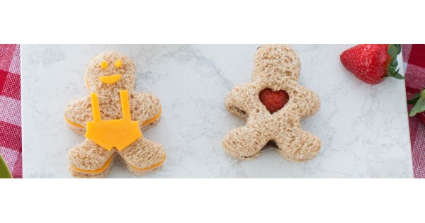 Gingerbread Man Food Art