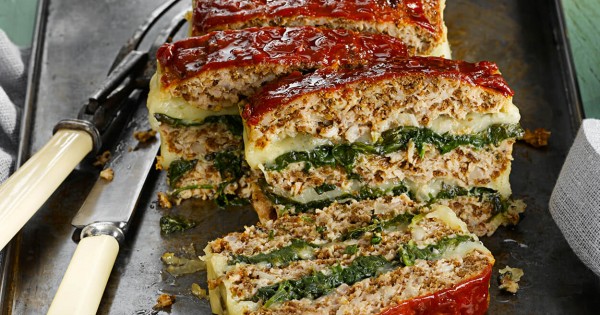 Chicken and Spinach Meatloaf