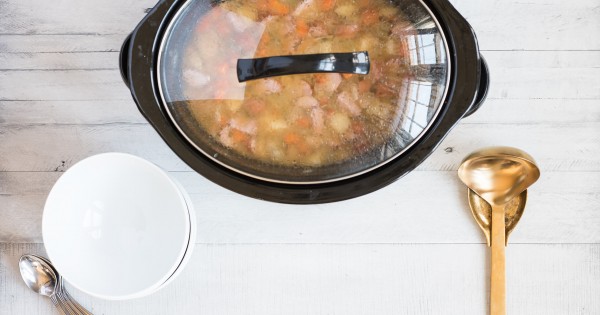 Slow-Cooker Smoked Sausage and Bean Soup