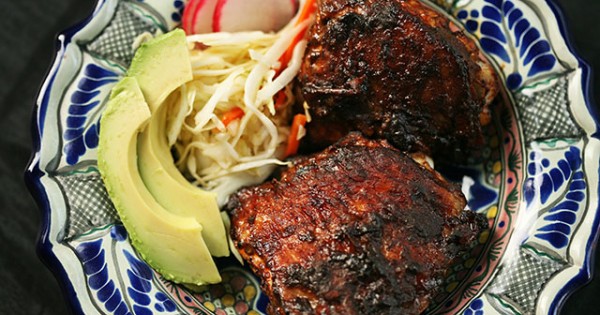 Red Chile Marinated Grilled Chicken