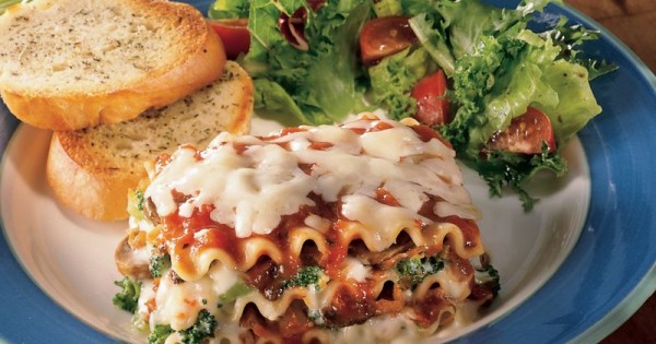 Mushroom and Vegetable Lasagna
