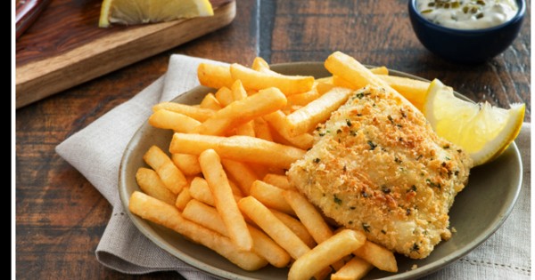 Baked Fish ‘n’ Extra Crispy Chips