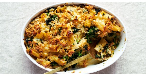 Spicy Baked Pasta With Cheddar and Broccoli Rabe