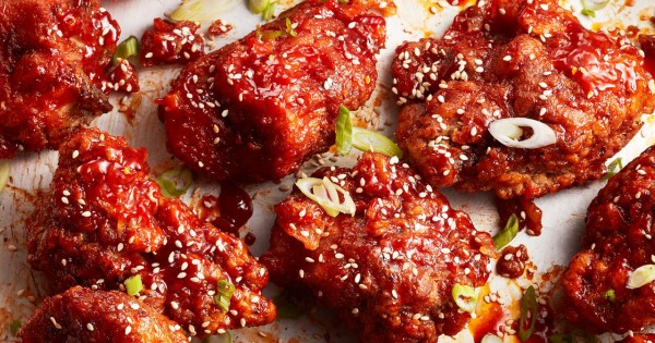 Korean fried chicken wings